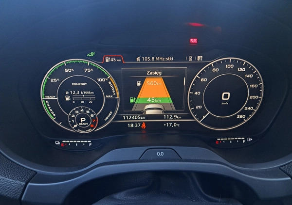 Audi A3 cena 79000 przebieg: 112000, rok produkcji 2017 z Rzeszów małe 781